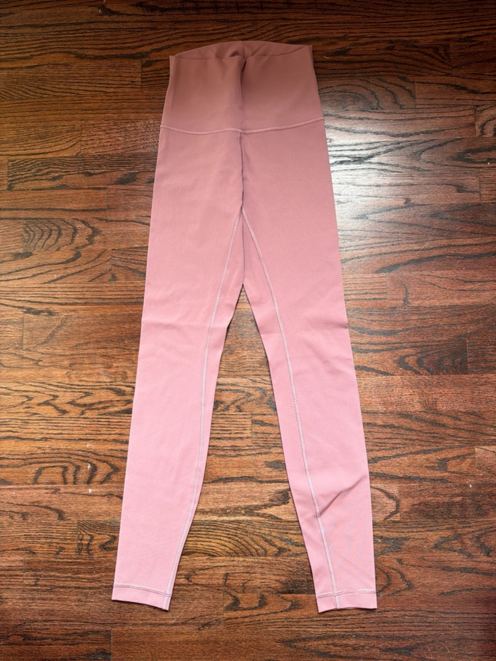 lululemon athletica mauve/pink high-rise leggings